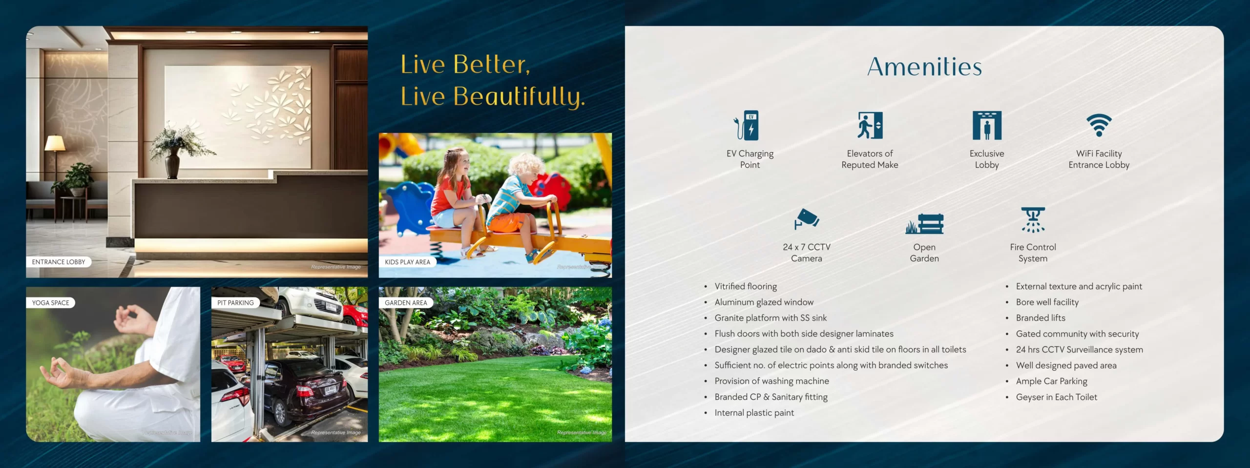 Rishabraj opulence Goregaon West  Amenities<br />
